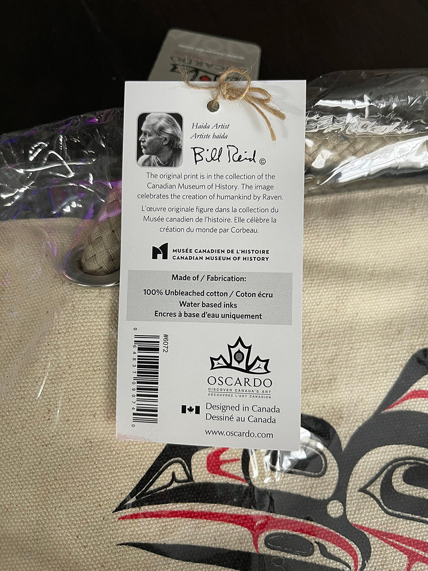 Bill Reid - Children of the Raven - Shopping Bag - Neutral